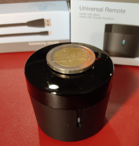 Broadlink RM4 mini con sensore di temperatura